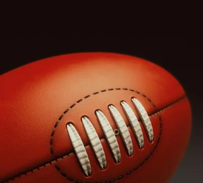 Aussie Rules Ball Stock Illustration