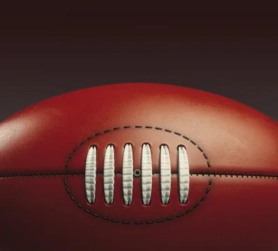 Aussie Rules Ball Stock Illustration