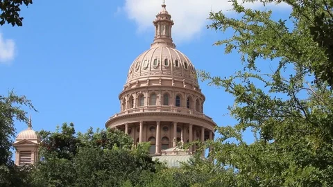 Austin B-Roll - Capitol of Texas Building Video stock 95953592
