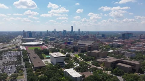 Austin Darrell K Royal Texas Memorial Stadium 7 Stock Footage 276962903