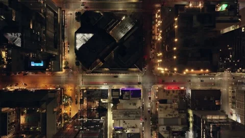 Austin Downtown at Night 13 Stock Footage 276963953