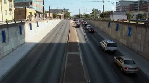 Austin Lamar street Timelapse Vídeos de archivo 10686174