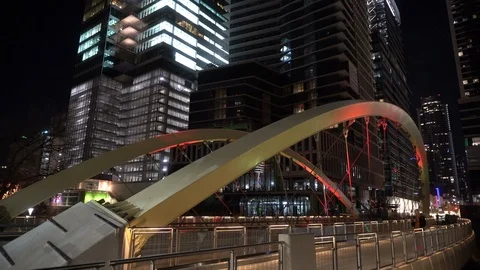 Austin at night, Texas Stock Footage 100410065