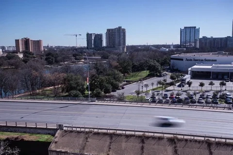 Austin pan &amp; tilt timelapse Stock Footage 70620300