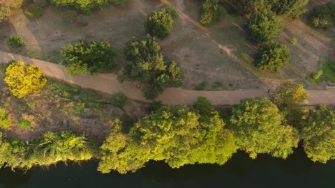 Austin River Trail Walk 2 Stock Footage 276965586