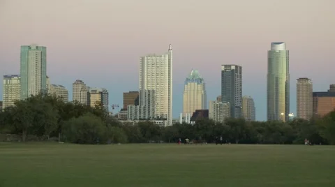 Austin Skyline Timelapse Stock Footage 6972657