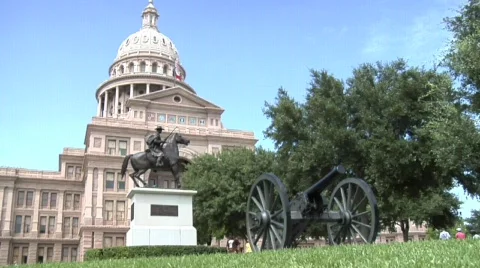 Austin State Capitol Building  Stock Footage 643119