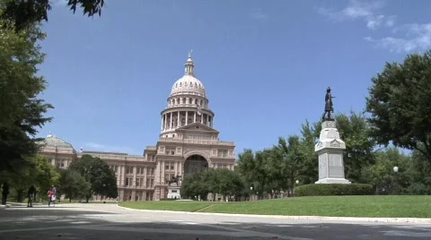 Austin State Capitol Building  Stock Footage 643132