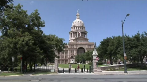 Austin State Capitol Building  Stock Footage 643135