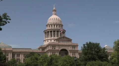 Austin State Capitol Building  Stock Footage 643137