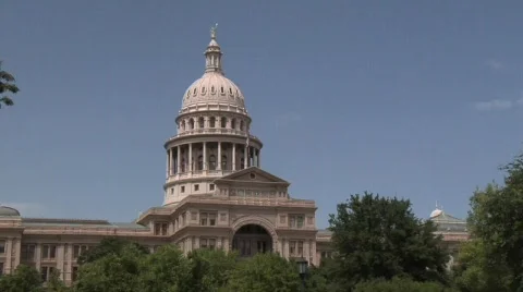 Austin State Capitol Building  Stock Footage 643138