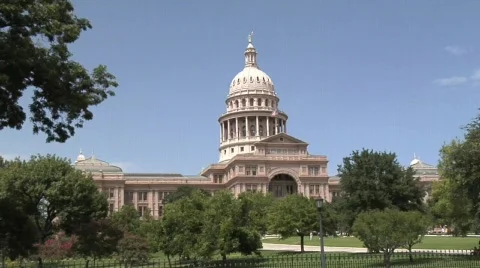 Austin State Capitol Building  Stock Footage 643139