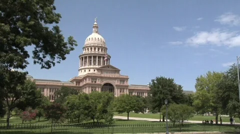Austin State Capitol Building  Stock Footage 643145
