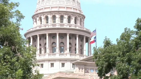 Austin State Capitol Building  Stock Footage 643149