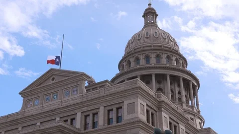 Austin State Capitol Building 스톡 동영상 123167169