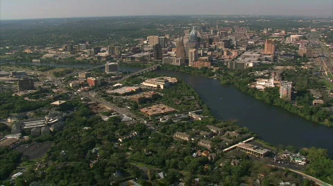 Austin Texas Aerials Stock Footage 290922