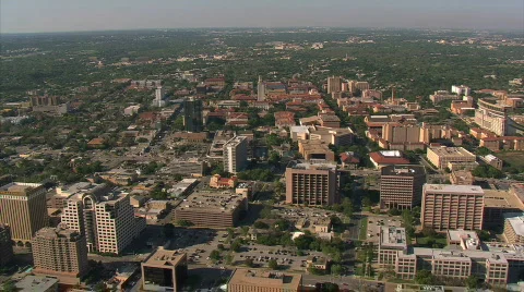 Austin Texas Aerials Stock Footage 290971