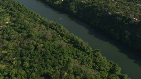 Austin Texas Aerials Stock Footage 292611