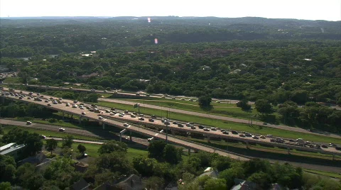 Austin Texas Aerials Stock Footage 292742