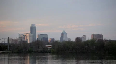 Austin Texas Skyline Video stock 49677964