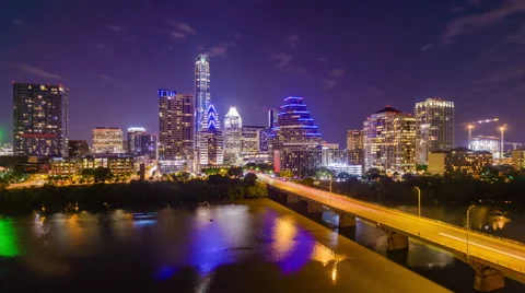 Austin, Texas Skyline Vidéo 65172591