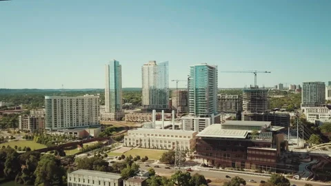 Austin Texas skyline Stock Footage 154865392