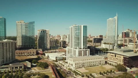 Austin Texas skyline Stock Footage 154865497