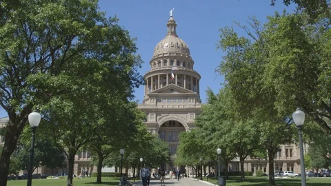 Austin Texas State Capitol Building Stock Footage 106833367
