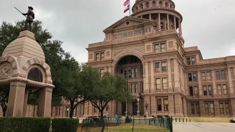 Austin TX Capitol Building 1 Stock Footage 200977563