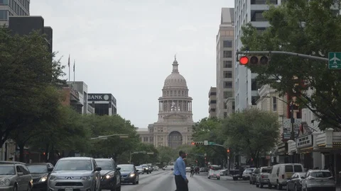 Austin_capital_building Stock Footage 96295269