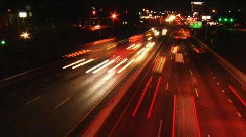 Austin_night_traffic01 Stock Footage 71148