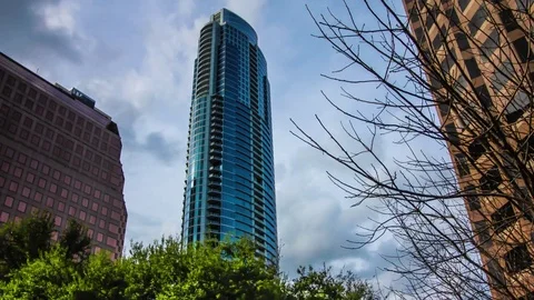 Austonian Time Lapse Austin, Texas Stock Footage 73607404