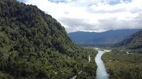 Austral Highway - Chile Stock-Fotos