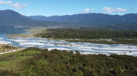 Austral Highway - Chile Stock-Fotos