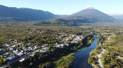 Austral Highway - Chile Foto stock