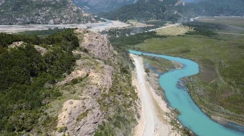 Austral Highway - Chile Foto stock
