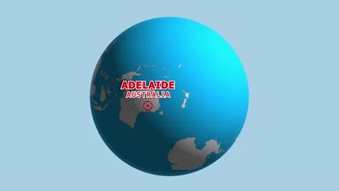 AUSTRALIA ADELAIDE ZOOM IN FROM SPACE Stock Footage 177449914