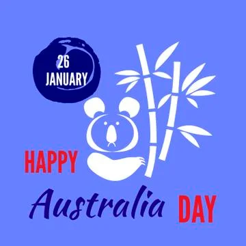 Australia day Stock Illustration