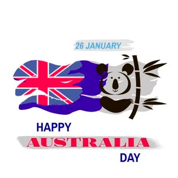 Australia day Stock Illustration