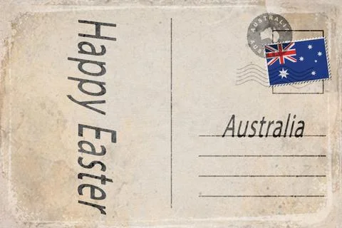 Australia Easter Celebration Tradition Background Stock Illustration