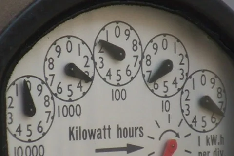 AUSTRALIA-ELECTRICITY METER 1 Stock-Footage 826420
