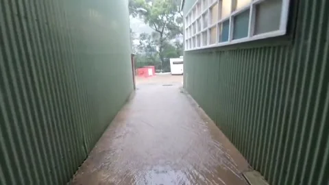 Australia: Evacuation Orders Issued As Wild Weather Causes Rising Floodwaters In Stock Footage 171555409