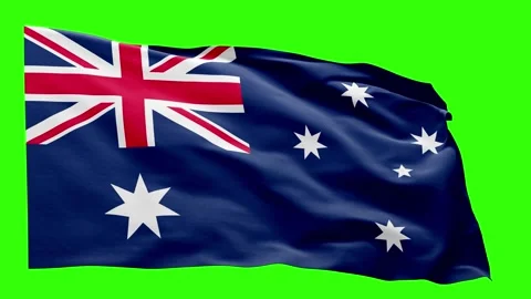 Australia Flag Animation – Seamless Loop (4K UHD) Stock Footage 317762481