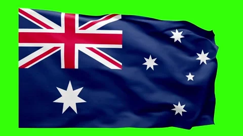 Australia Flag Animation – Seamless Loop (4K UHD) Stock Footage 317762484