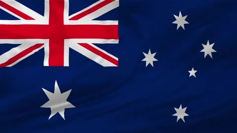 Australia flag background Stock Footage 263943076