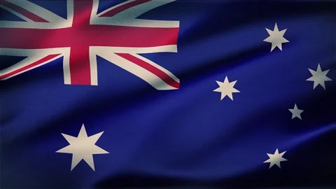 Australia Flag Background Stock Footage 339290459