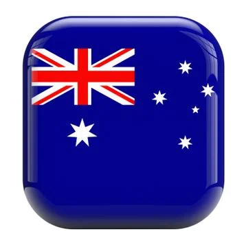 Australia flag icon Stock Illustration
