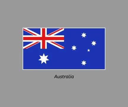 Australia flag Illustrazione stock