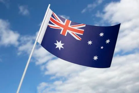 Australia flag Stock Photos