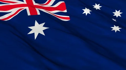 AUSTRALIA FLAG Seamless Vídeo Stock 48624295